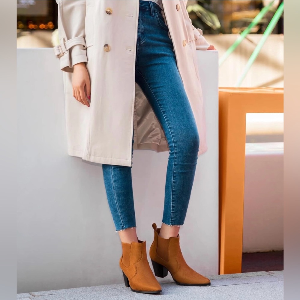 Stylish Tan Ankle Boots for Women